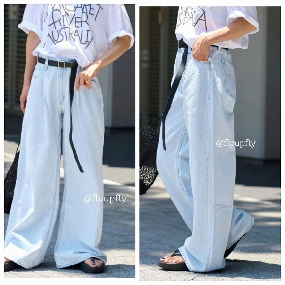 Levi's Baggy Dad Wide Leg Jeans Blue